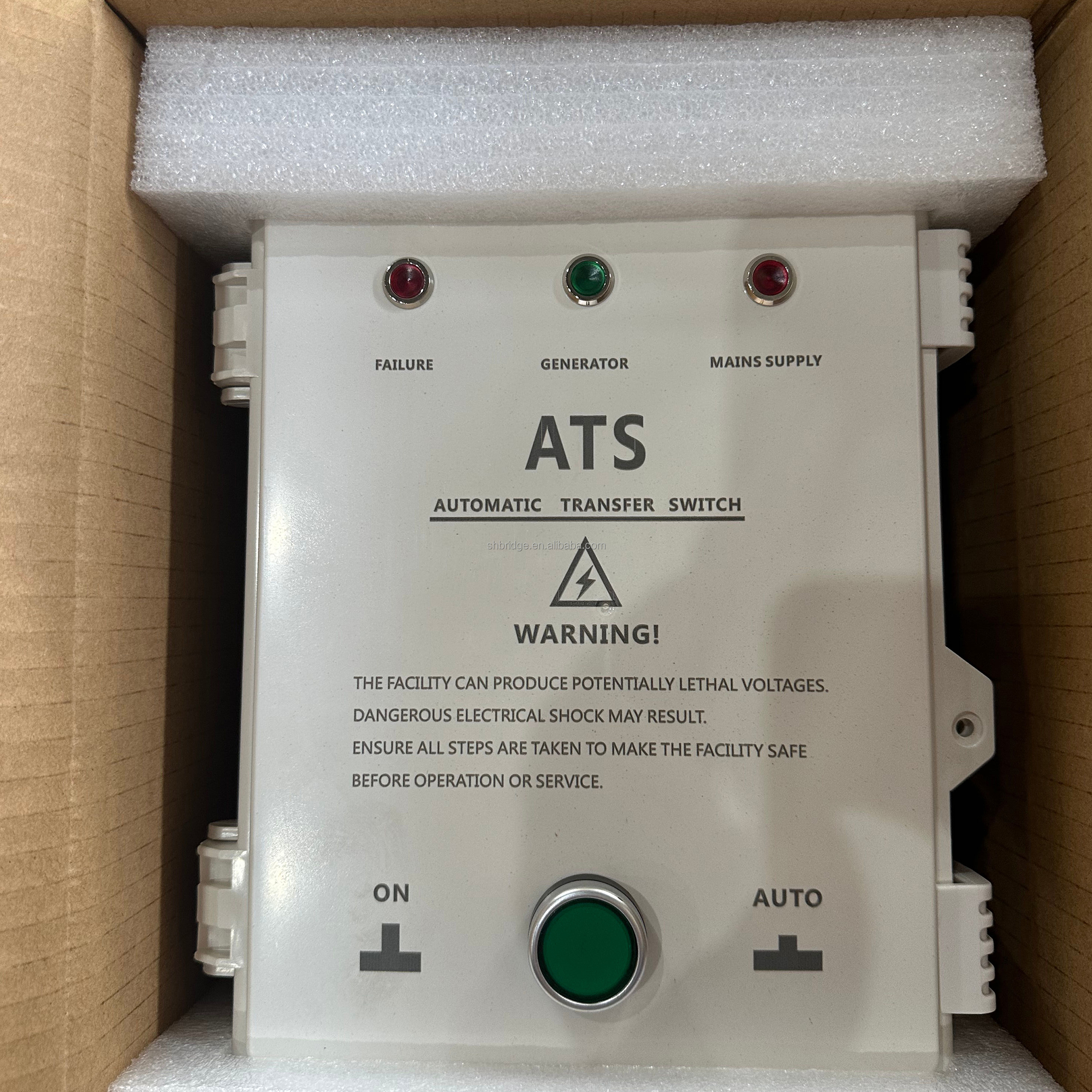Sold Worldwide 2p 3p 4p 5p ATS 63A 100A 125A ATS Controller Dual Power Automatic Transfer Switch Control System for Generators