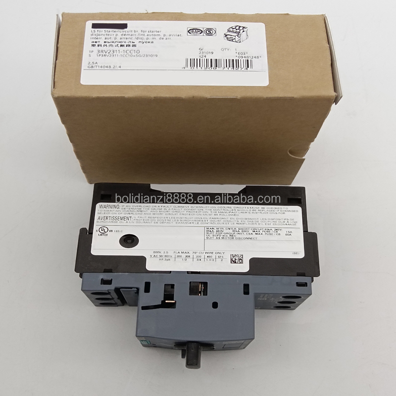 Original genuine 3RV2 motor protection circuit breaker 3RV2311-1CC10 in stock One year warranty
