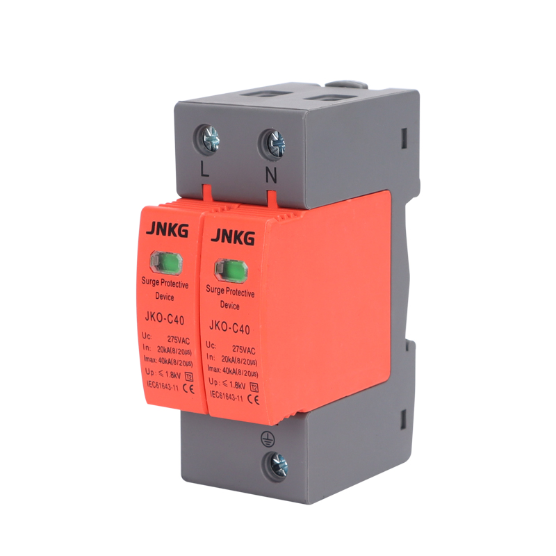 Electric Surge Protector 2P 20kA 40kA 275V 280V AC SPD Low Voltage Arrester Device spd Surge Protective