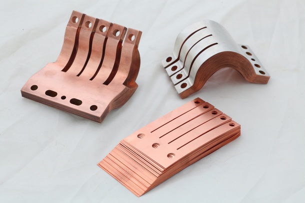 Bus Bars Copper Flat Bar Red Pure Copper Nickel Plating for Lithium Battery Busbar Factory Direct Customization