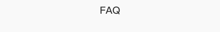FAQ Overview