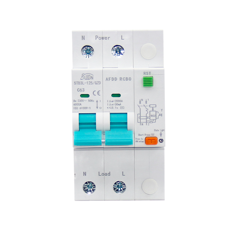 AC220V AFDD Arc Fault Protector Device RCBO RCCB MCB Circuit Breaker Interrupted Overload Earth Leakage Short Circuit Protection