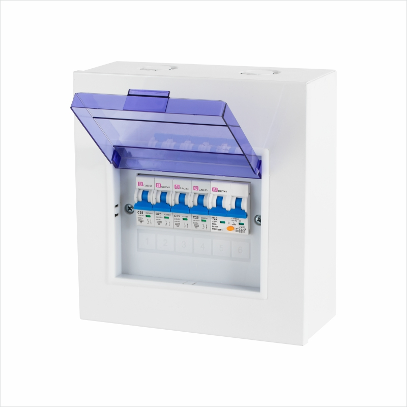 Electrical Circuit Breaker Distribution Box Consumer Unit for Power Supply Cabinet