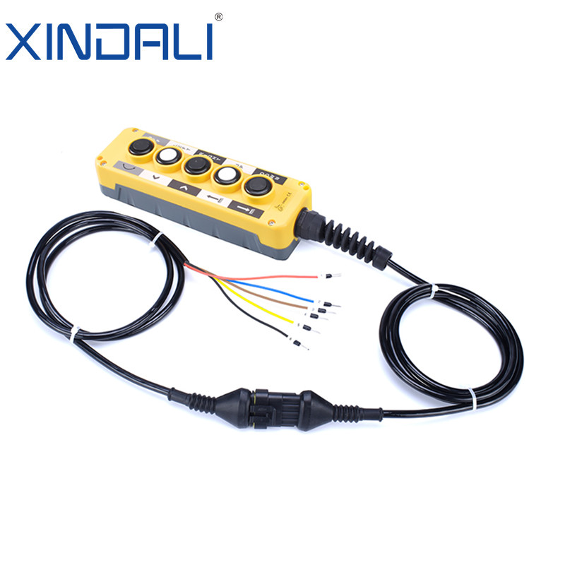 XDL10-EPB5F/NG Dump Trailer Remote Hoist Control Electric Switch Box 220V 10A Yellow IP65
