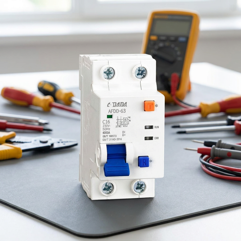 CDADA High Quality Arc Fault Detection Devices AFDD-63 32A 30mA Leakage 230V 6kA China Factory price