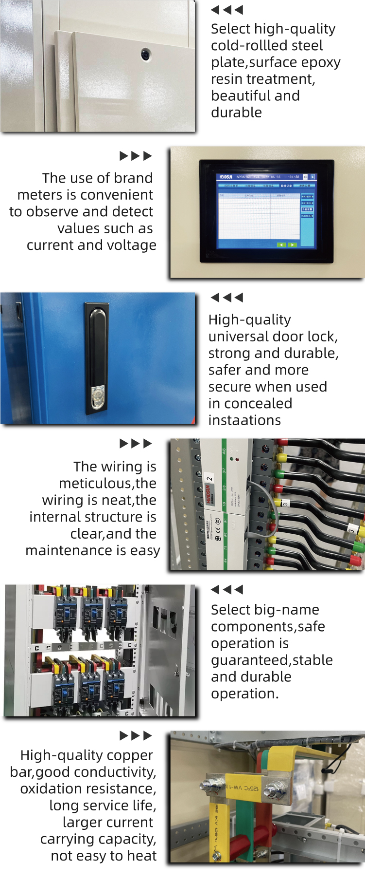Commercial Distribution Control Board 12 Way Modular DB Box Transparent Cover DIN Rail Mounted Metal IP55 415V/480V 400A-6300A
