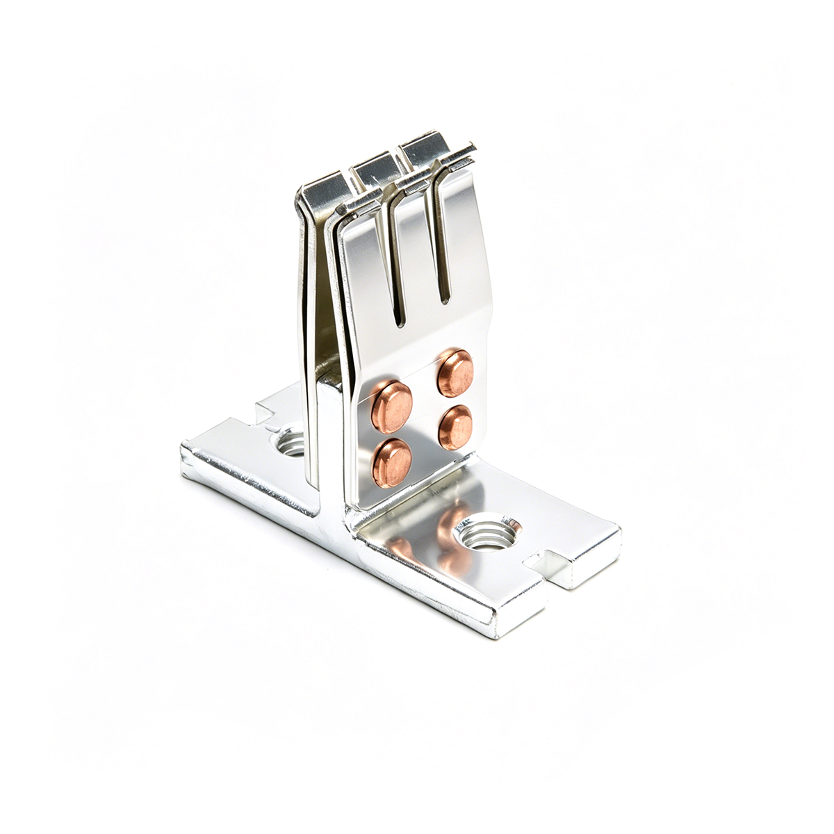 Tinned T2 Copper Anti-Oxidation High Corrosion Resistance Busbar Plug-in Connector Customizable Size Plug-in Interval for Busway