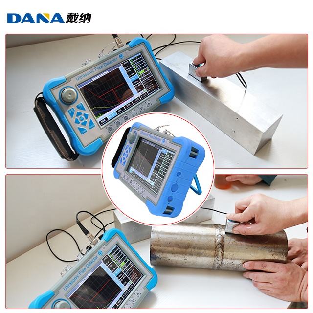 DANA-U920 OEM High Precision Digital Industrial Ultrasonic Phased Array Flaw Detector 7-inch TFT Color Screen Probe Kablo RTS