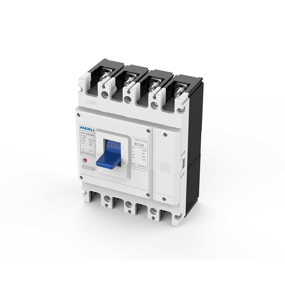 ANDELI High Quality 300amp 630a Mccb Circuit Breaker 4 Pole 100a New Design Moulded Case Circuit Breakers