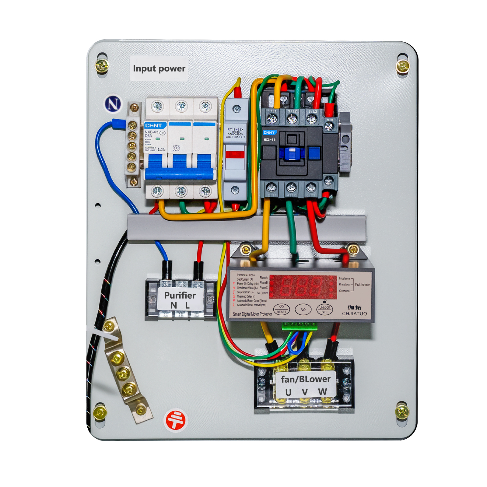 Customized Direct Start Box Control Box 1.5kw-18.5Kw Three-phase 380V Distribution Box For Fan And Water Pump Control