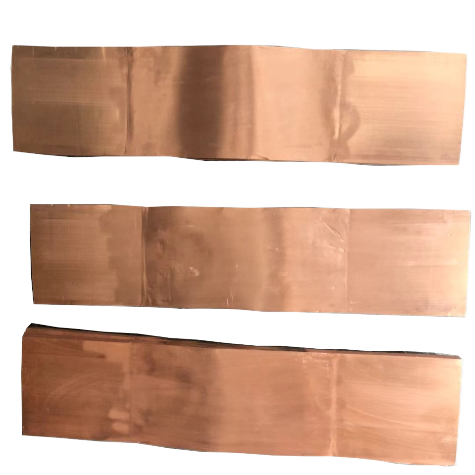 Bus Bars Copper Flat Bar Red Pure Copper Nickel Plating for Lithium Battery Busbar Factory Direct Customization