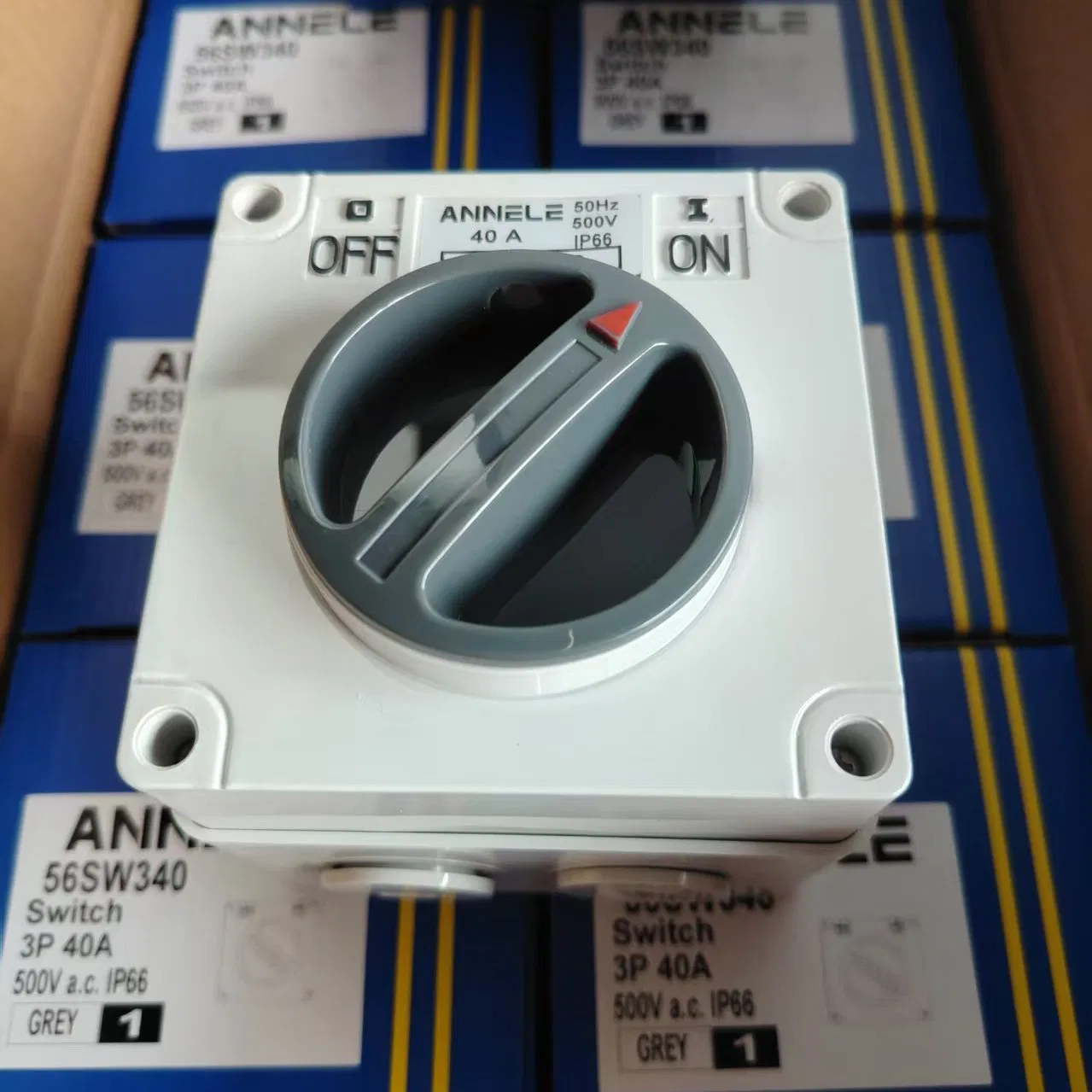 56sw310 IP66 56sw Waterproof Changeover Switch 3p 10A AC Isolator Switch Disconnector