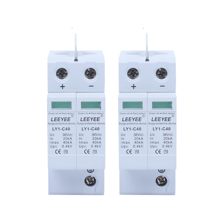 40ka 2p Type 2 24v Dc spd Surge Protection Device