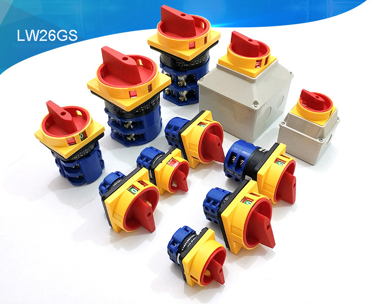 LW26-20 Universal Changeover Transfer Switch 63A 40A 25A Multi-Position Rotary Combination Selection Switches