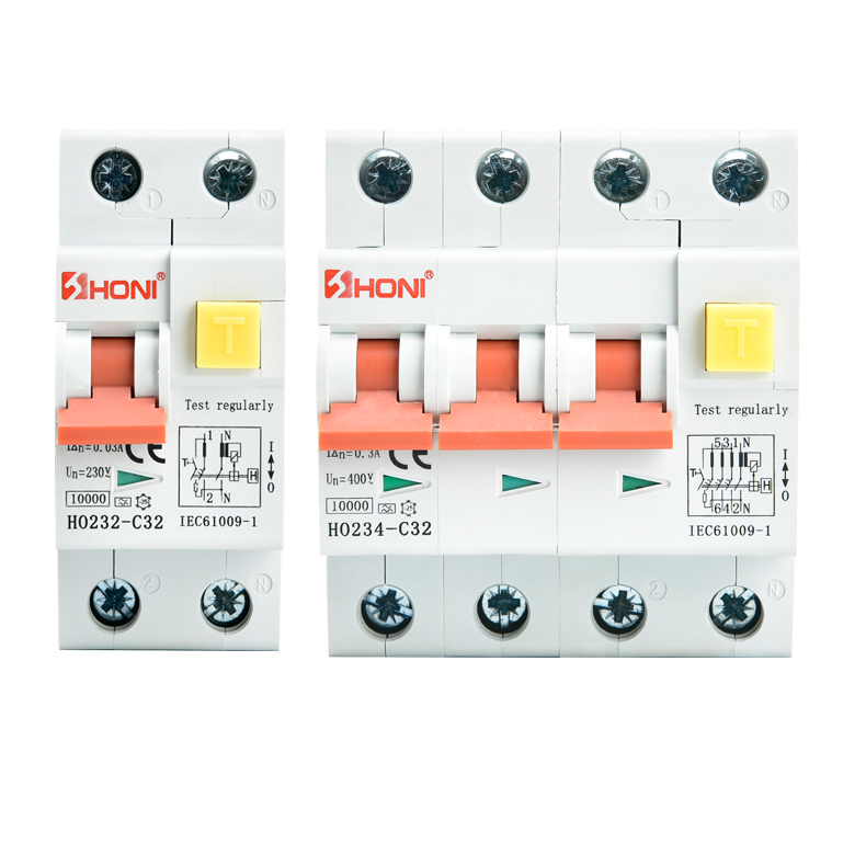 Type A Curve B Rcbo 16a 32A 10ka 10ma 2p 1p+N 32a 30ma Saa Electro-magnetic Circuit Breaker