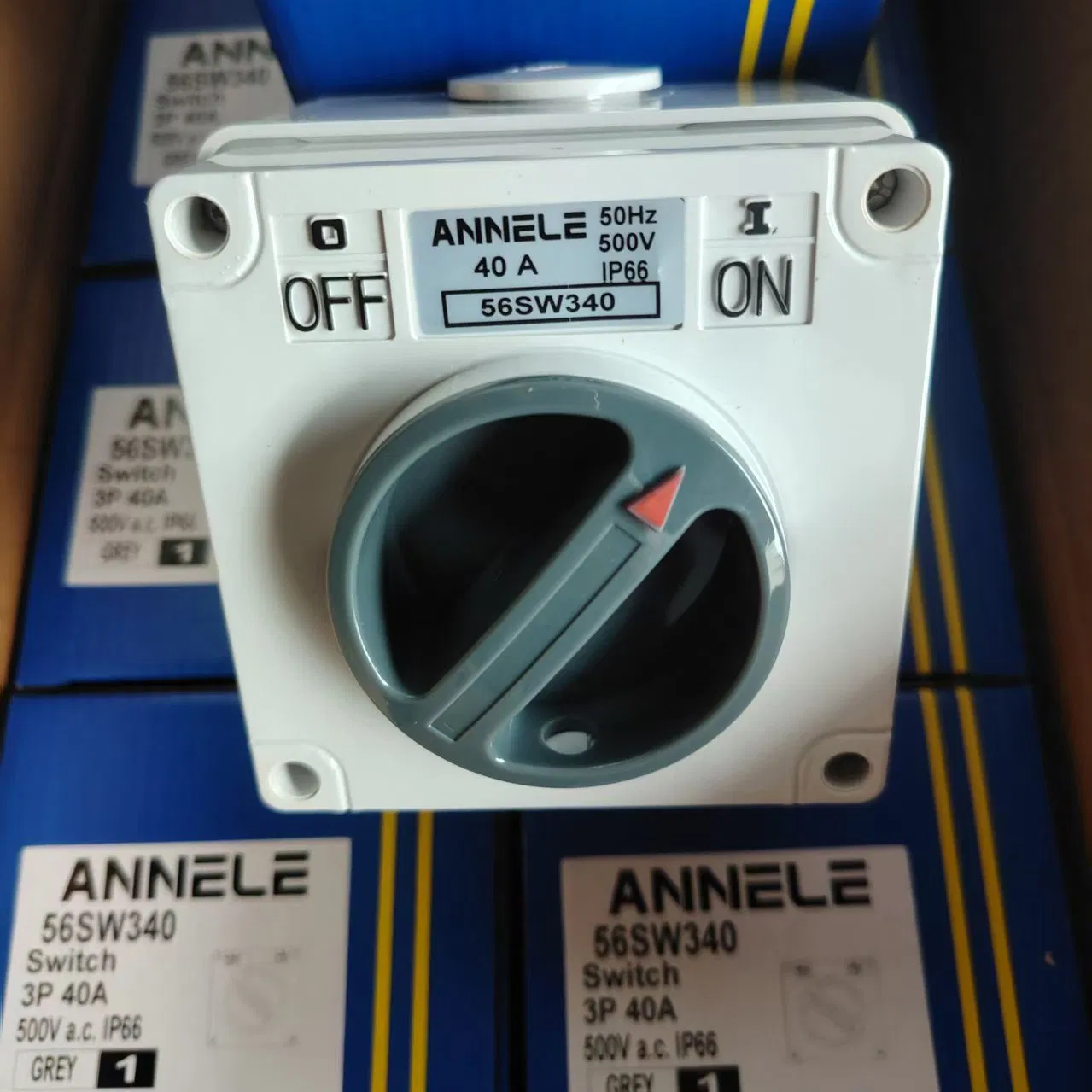 56sw310 IP66 56sw Waterproof Changeover Switch 3p 10A AC Isolator Switch Disconnector