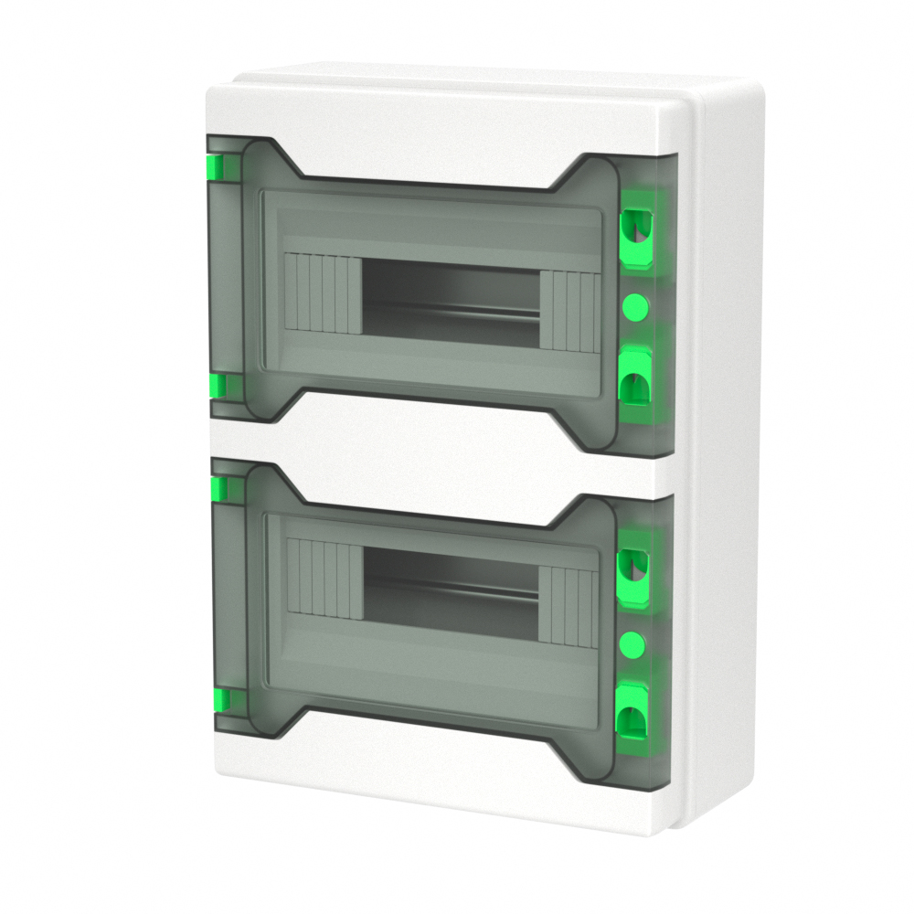 WSHAN 24 Way Large Capacity IP65 Waterproof DB Distribution Box MCB Panel for Outdoor Industrial Use Trusted Manufacturer