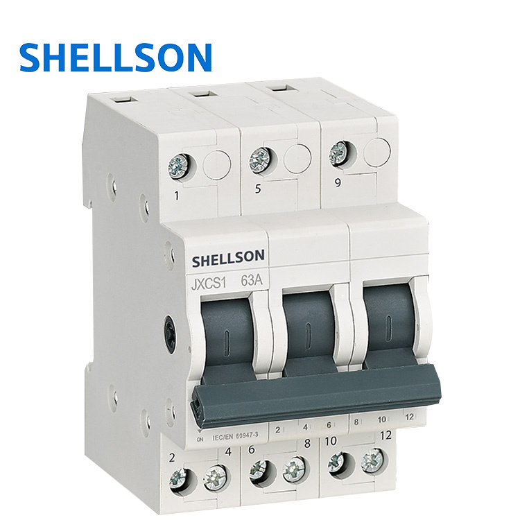Electrical Changeover Switch 1P 2P 3P 4P 16A 20A 25A 32A 40A 63A Modular Manual Changeover Switch