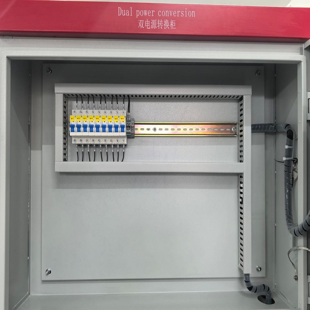 Complete Low Voltage Indoor Electrical Distribution Equipment Automatic ATS Dual Power Transfer Switching Cabinet 200A Rated 6