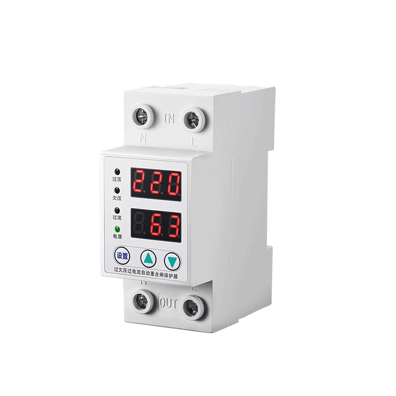 Digital Adjustable Household Self Compound Protector Three Phase Voltage Protector Motor Self Resetting Circuit Breaker