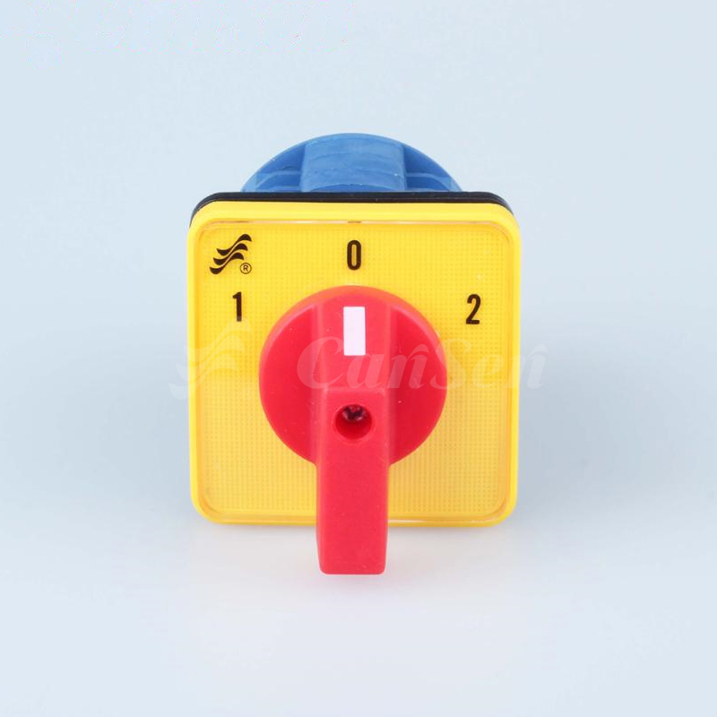 Cantak LW26-20 1-0-2 3poles Changeover Switches With Centre OFF 60 Degree Changeover Switch Automatic Off Manual 3 Position