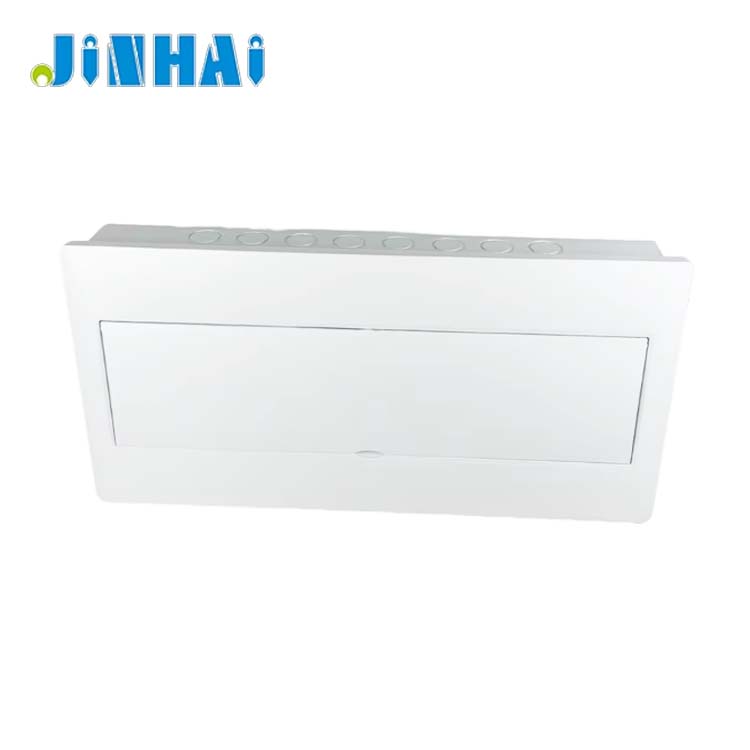 Power Distribution Box 24 Way ABS/PC Metal With Busbar JINHAI 3C Certified Indoor Flush Mount Wholesale