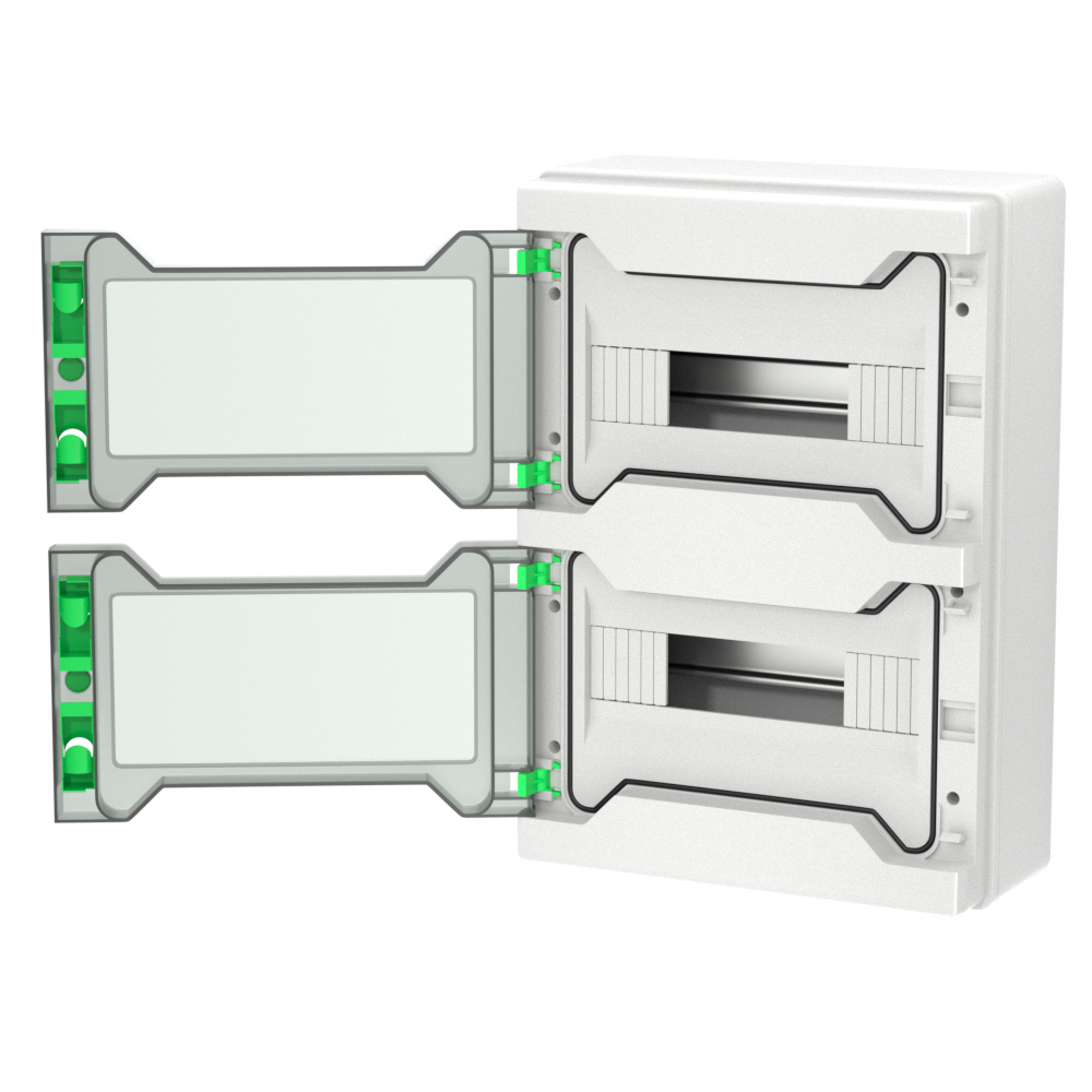 WSHAN 24 Way Large Capacity IP65 Waterproof DB Distribution Box MCB Panel for Outdoor Industrial Use Trusted Manufacturer