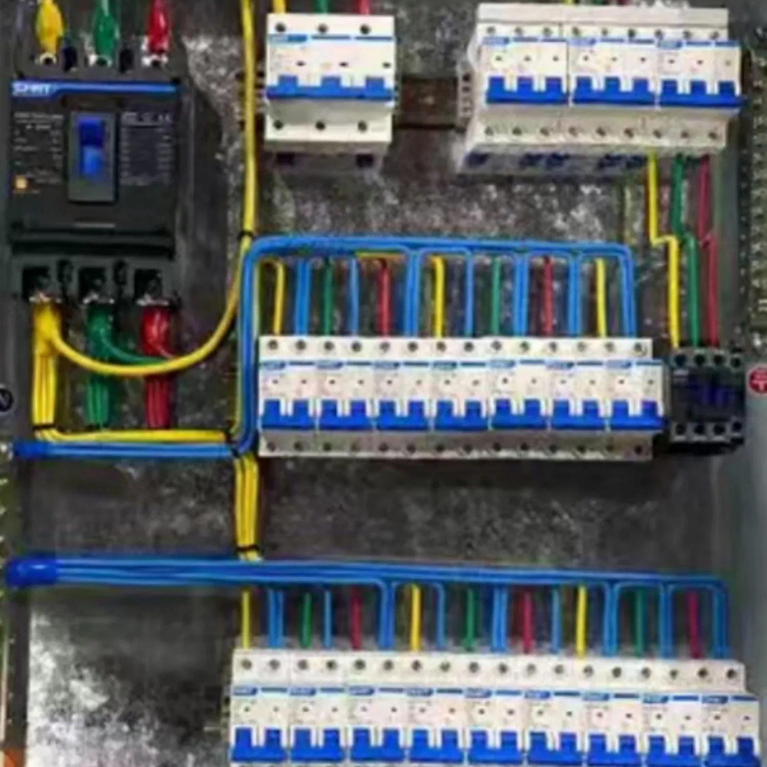 Wall Mounted Consumer Unit with Tamper Proof Cover and Child Safety Features for Residential Use