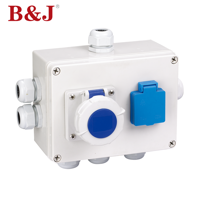 B&amp;J 200x200x130mm Size Electrical Plastic IP68 Waterproof Junction Box