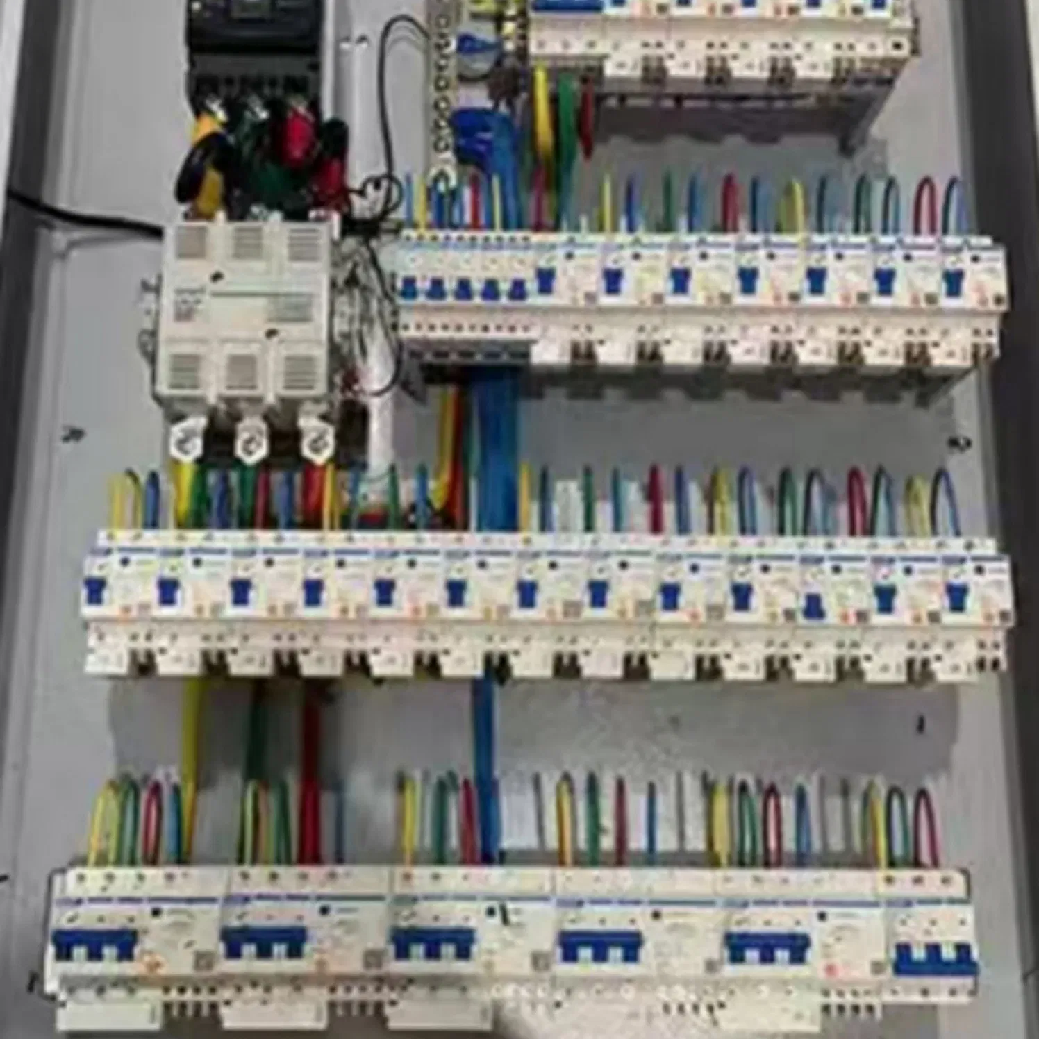Wall Mounted Consumer Unit with Tamper Proof Cover and Child Safety Features for Residential Use