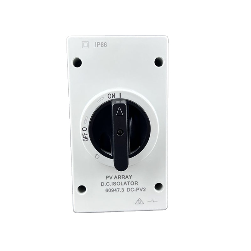 4P 32A Industrial CE Certified Waterproof DC Grey Outdoor IP66 Isolator Switch PV Isolating 1000V DC Changeover 12-Month