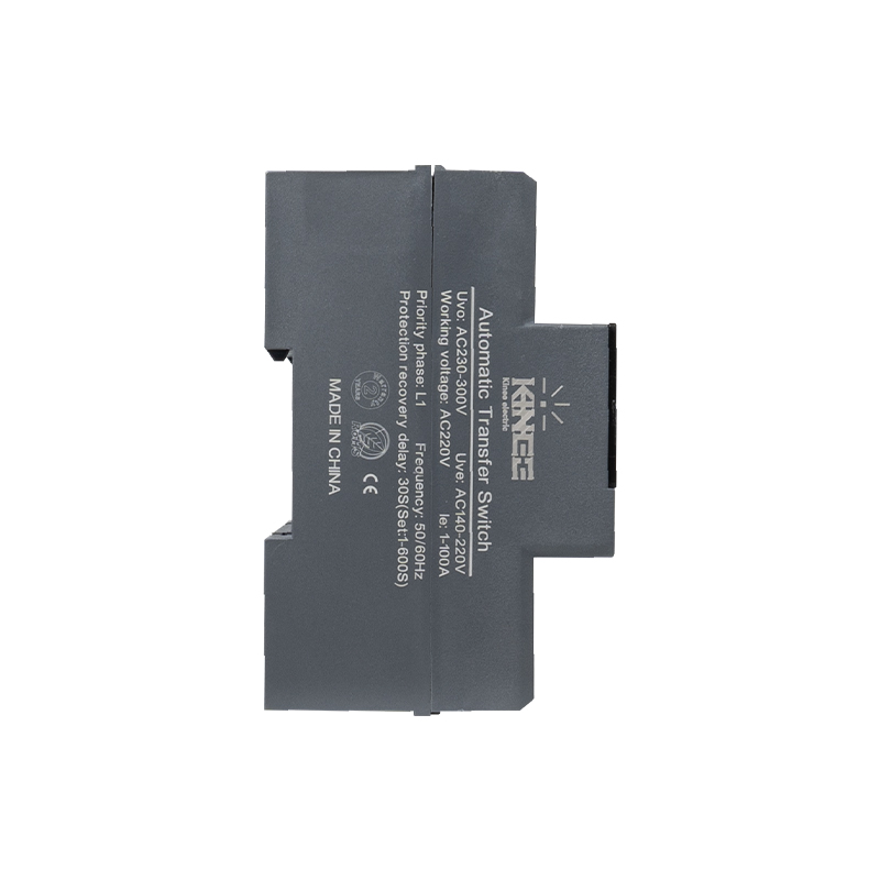 KINEE 63A T 110V 220V ATS Adjustable Over Under Voltage Current Protector Changeover Automatic Transfer ATS Din Rail Switch