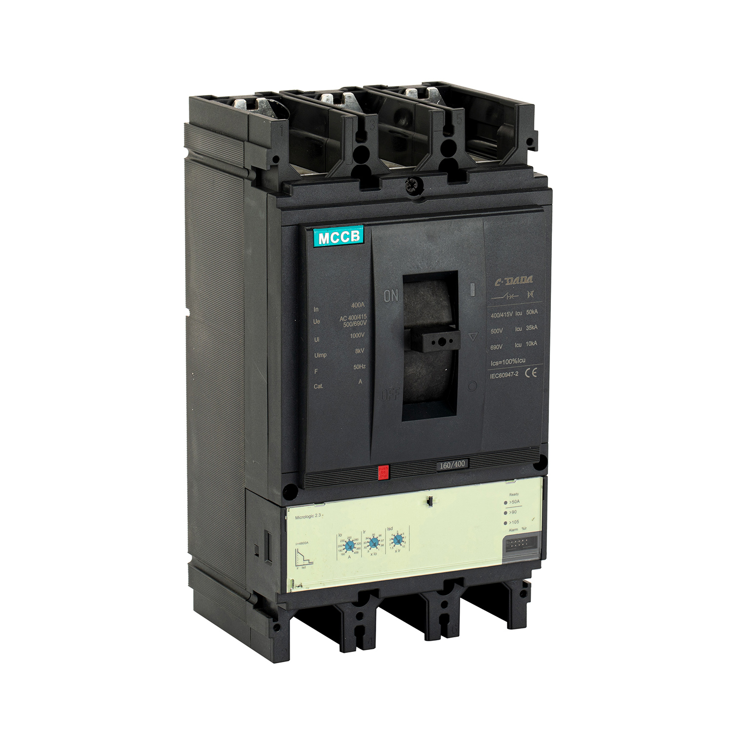 CDADA MCCB High Quality OEM ODM NSX 3P MCCB Molded Case Circuit Breaker double breakpoint