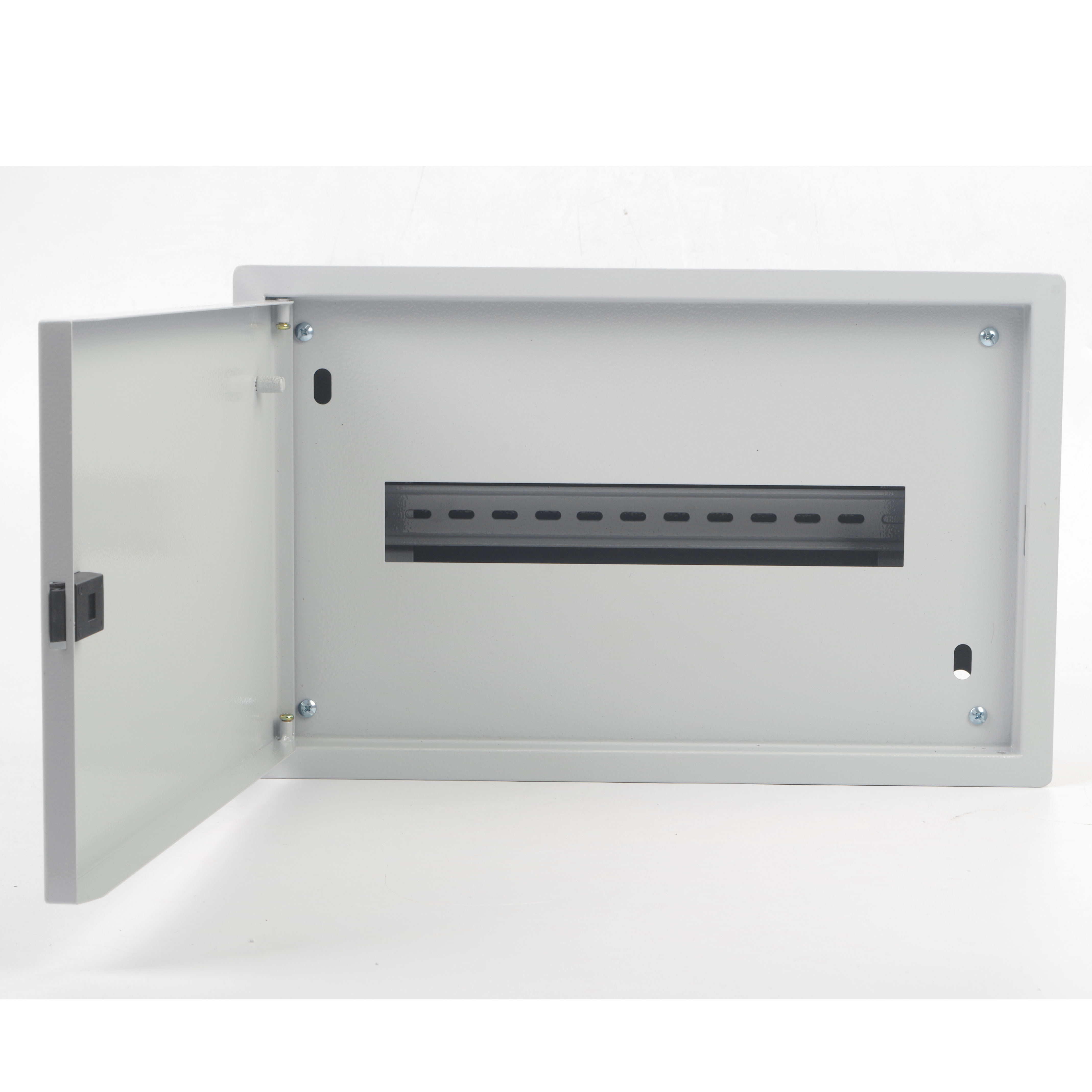 Outdoor Hanger Wall Flush Mount 9/12/18/36/45 Ways Metallic Distribution Box Control Cabinet With Lock 4 Modules Din Rail