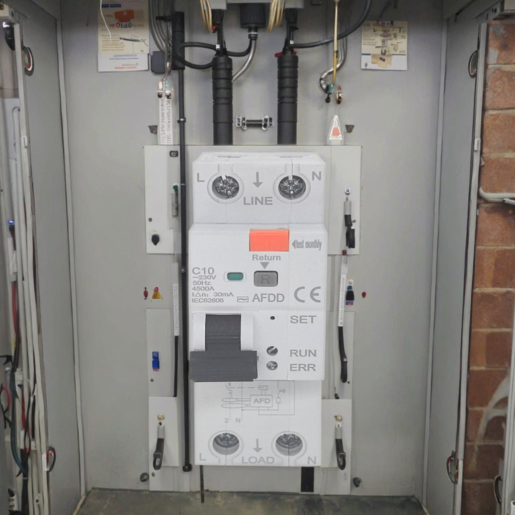 AFCI AFDD Arc Fault Circuit Breaker Arc Fault Protection Fire Prevention Unit Arc Fault Circuit Interrupter with Rcbo Function