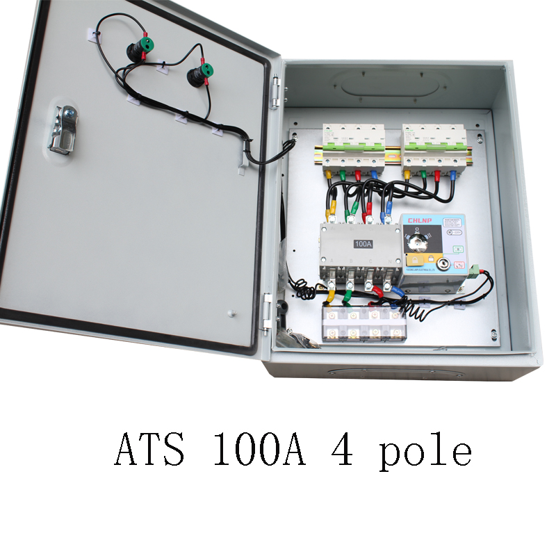 16A 63A 100A 2p 3p 4p ATS 230V Automatic Transfer Switch ATS Electrical Switch