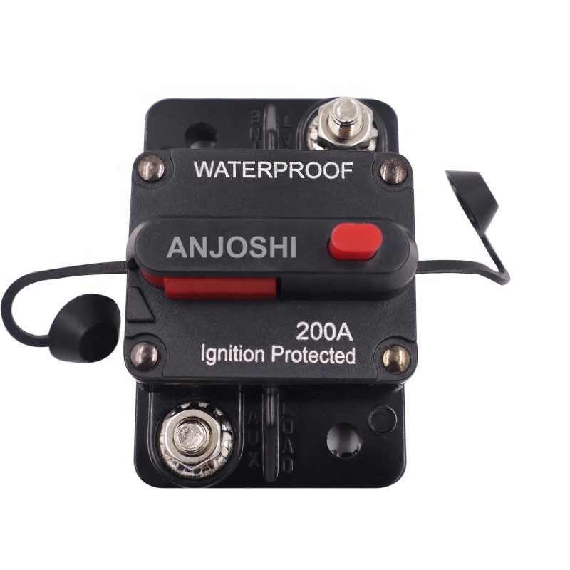 30-300A Circuit Breaker with Manual Reset 12V-48V DC Waterproof Surface Mount for Car Audio Rv Marine Boat Truck Trolling Motors
