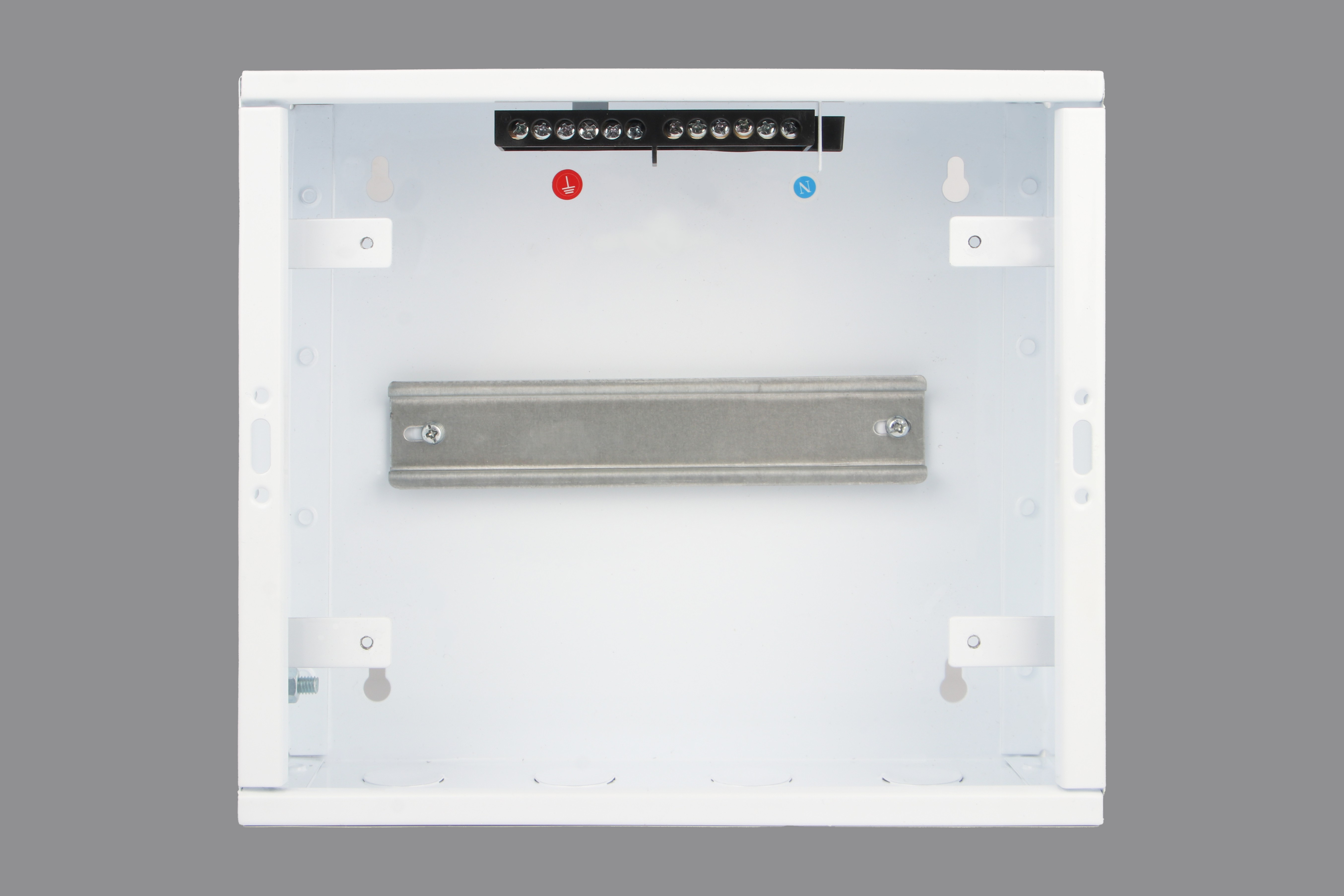 6WAYS Electrical Distribution Box DB MCB Panel Plastic Distribution Box With Circuit Breaker