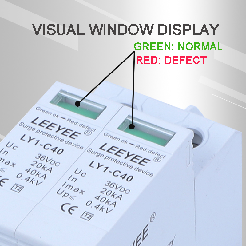 40ka 2p Type 2 24v Dc spd Surge Protection Device