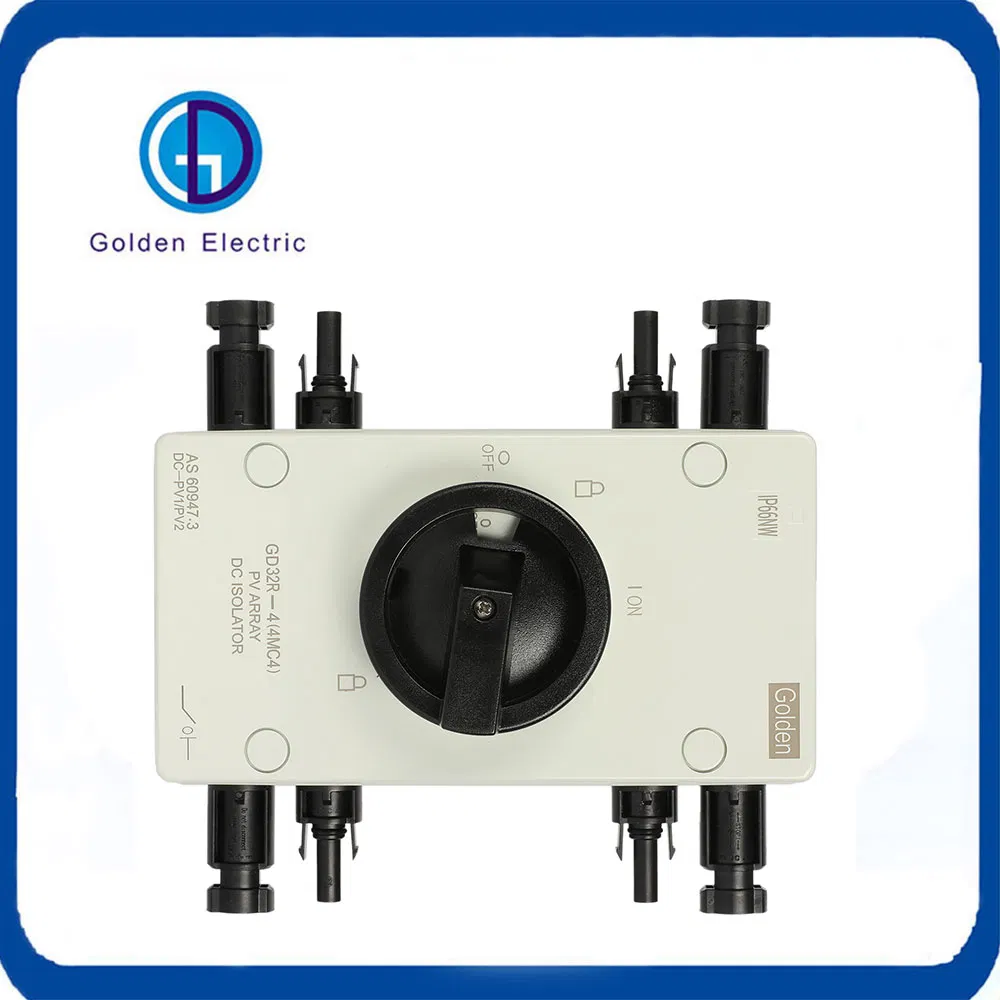PV Array DC Isolator Switch Solar Disconnecting Switch Electric Isolator Switch with Mc4 Connector