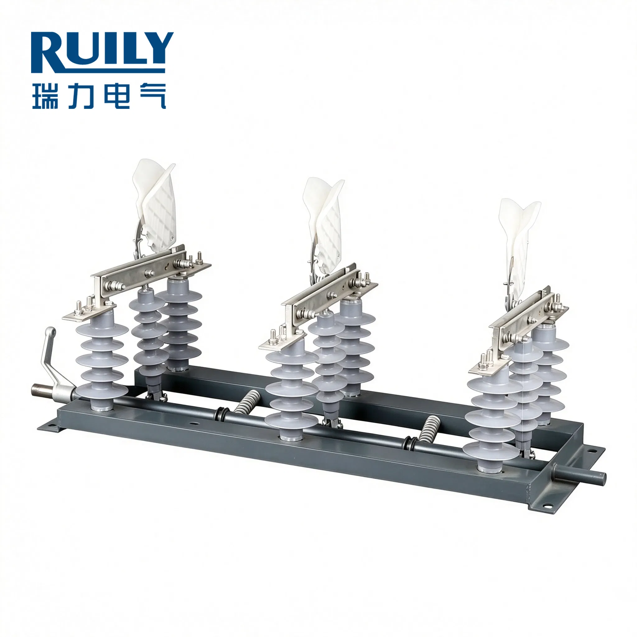 Iacm Manual Steel Overhead Three Phase Hv Insulated Disconnector Isolator Electric Change Over Load Break Isolation 11kv Switch