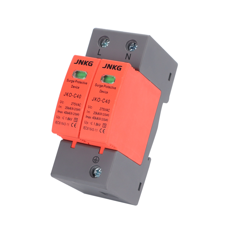 Electric Surge Protector 2P 20kA 40kA 275V 280V AC SPD Low Voltage Arrester Device spd Surge Protective