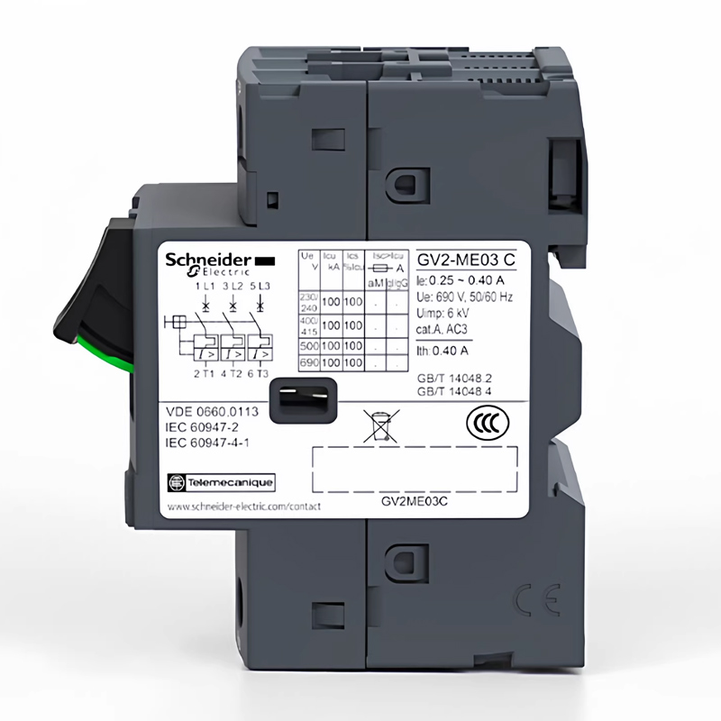 Schneider Motor Protection Circuit Breaker GV2ME01C-32C Motor Start Starter Three-Phase Motor Overload Short Circuit Protection