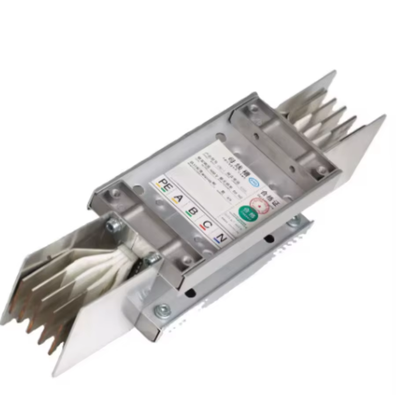 Low-voltage Electrical Busbar Frame with Copper and Aluminum Busbar Connectors and Insulating Components