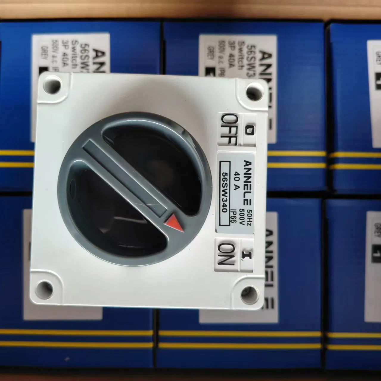 56sw310 IP66 56sw Waterproof Changeover Switch 3p 10A AC Isolator Switch Disconnector