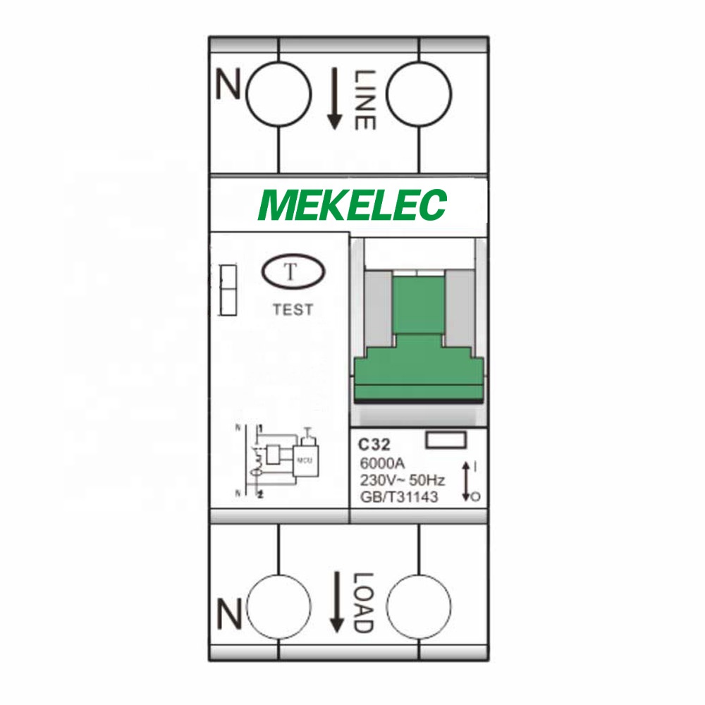 AFDD MCB Arc Fault Detection Device 2pole 6KA AFDD