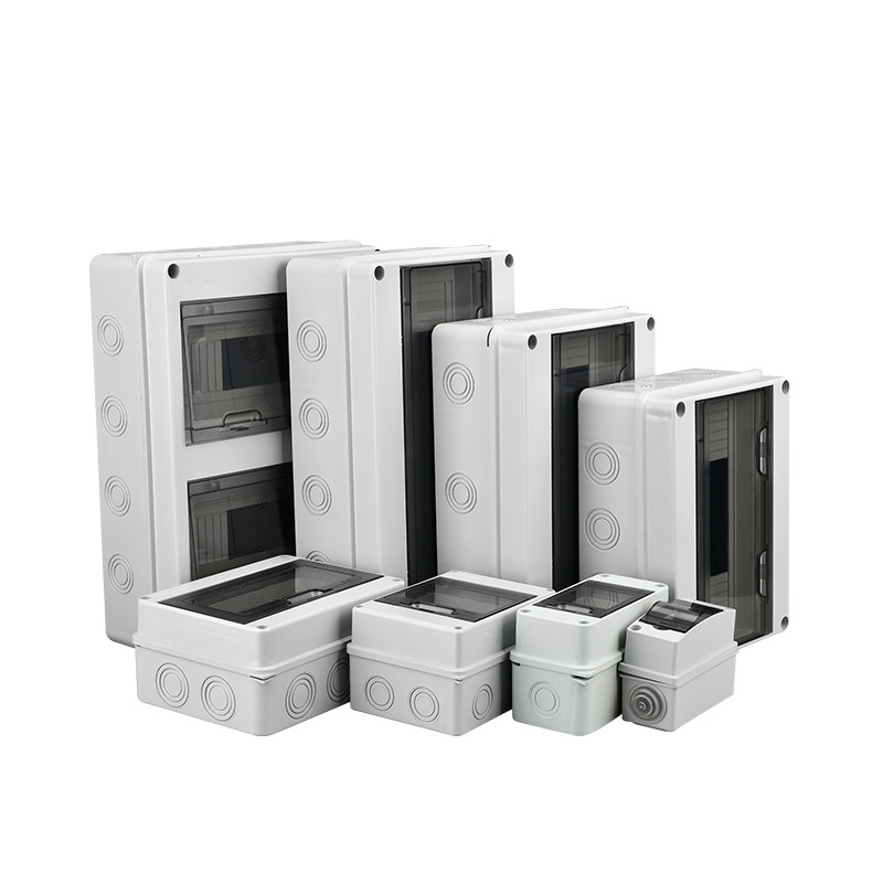 HT-3WAYHT-3WAY Open Outdoor IP65 Waterproof Distribution Box With Circuit Breaker For Charging Pile