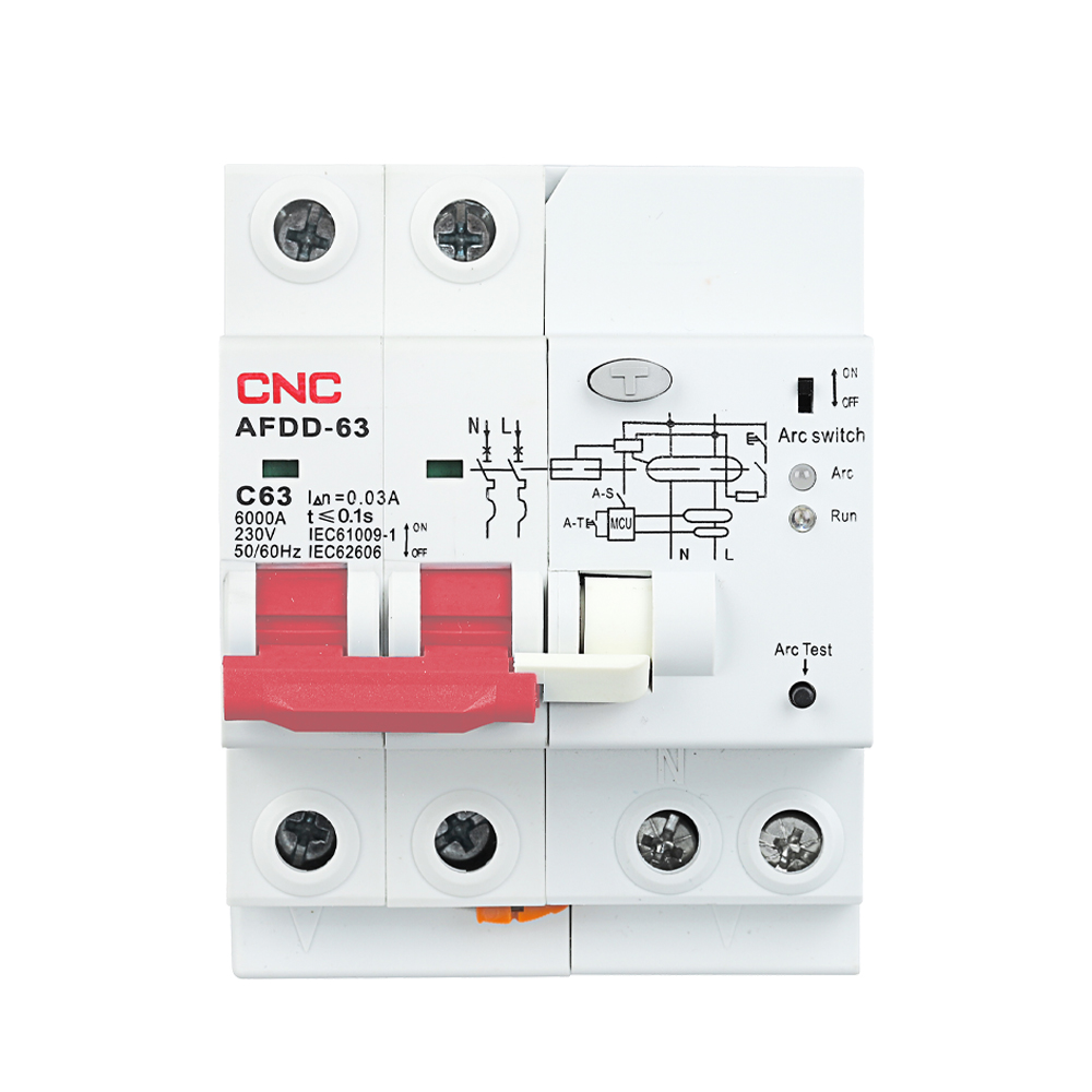 New Design 50A AFDD 2p 63a Rcbo 1p+n 16 Amp Circuit Breaker Mcb Arc Fault Detection Devices