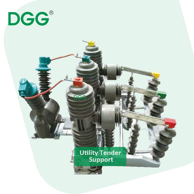 Dgg Customized 11kv 630A Outdoor High Voltage Lbs Automatic Reclosing Pole Mounted Vacuum Load Break Isolator Switch with Integrated PT