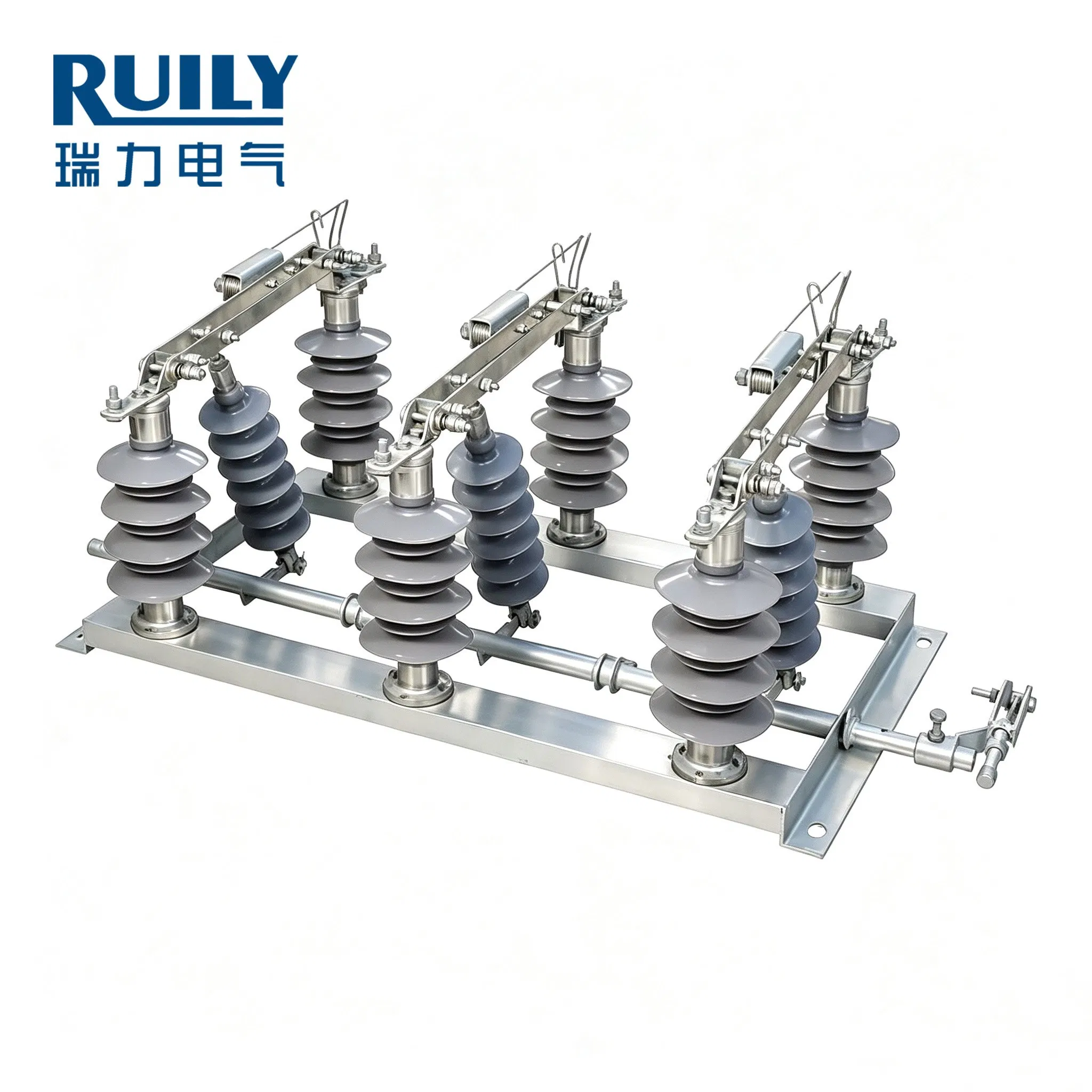 Iacm Manual Steel Overhead Three Phase Hv Insulated Disconnector Isolator Electric Change Over Load Break Isolation 11kv Switch